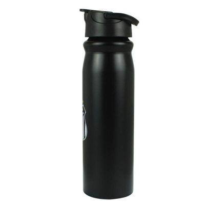 Garrafa Alumínio Com Canudo Santos 650ml Oficial