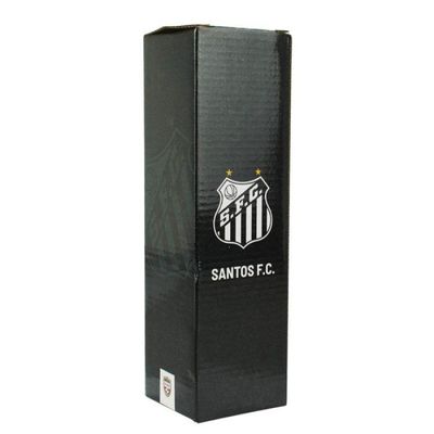 Garrafa Alumínio Com Canudo Santos 650ml Oficial