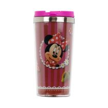 Copo Térmico Minnie Com Tampa Pink 450ml - Disney