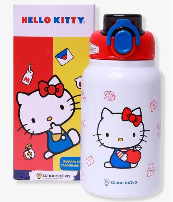 Garrafa Hello Kitty Jupiter 500 Ml Térmica - Zonacriativa