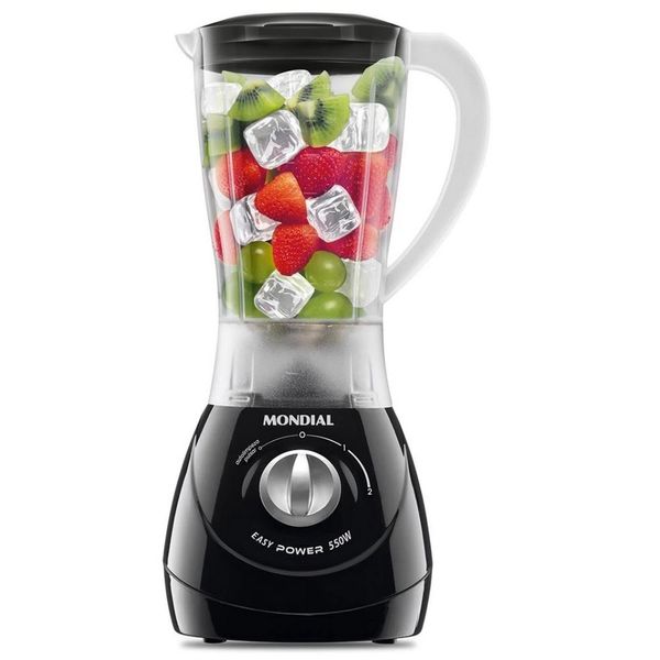 Liquidificador Mondial Power L-550 2 Velocidades e Pulsar 550W Preto / 220V