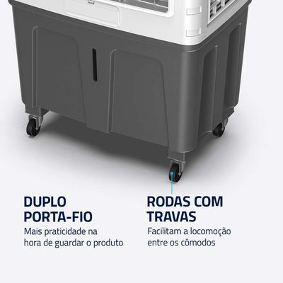 Climatizador de Ar Wind Pro Mondial Branco/Cinza 260W 220V CL-65L