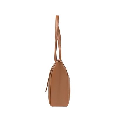 Bolsa de Ombro Feminina Média Alça Alongada Tote Caramelo U / Caramelo