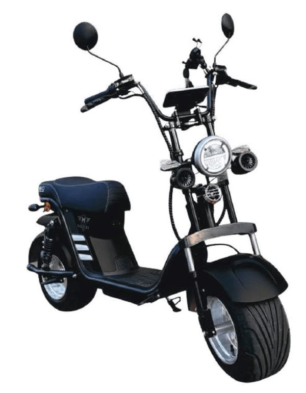 MOTONETA ELÉTRICA HARLEY 16 FAN PRETA - DESMONTADA