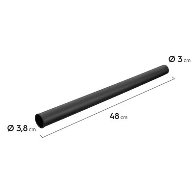 Kit 2 extensões de plástico para aspiradores de pó Electrolux 32mm (SEVC01) Não se aplica