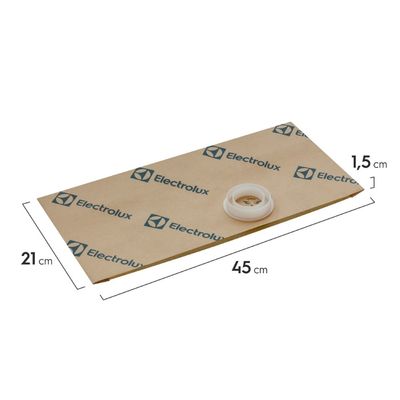 Kit 3 Sacos de aspirador de pó - Modelos A10, Acqua Power e Gt2000 (CSE10) Electrolux Não se aplica