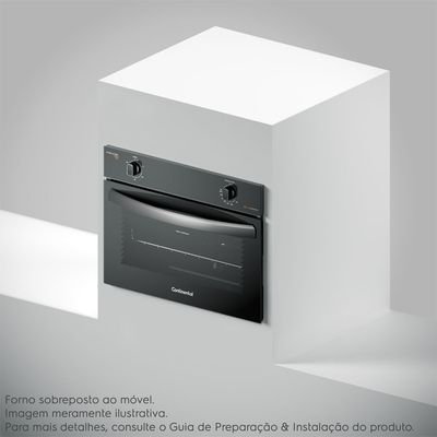 Forno de Embutir a Gás Continental 50L com TOPLimpaFácil (OC4GM) 127V