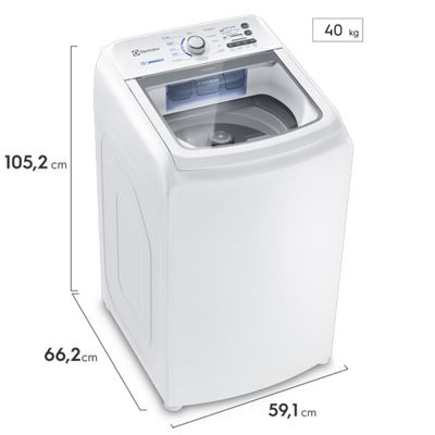 Máquina de Lavar Electrolux 13kg Branca Essential Care com Cesto Inox e Jet&Clean (LED13) 127V