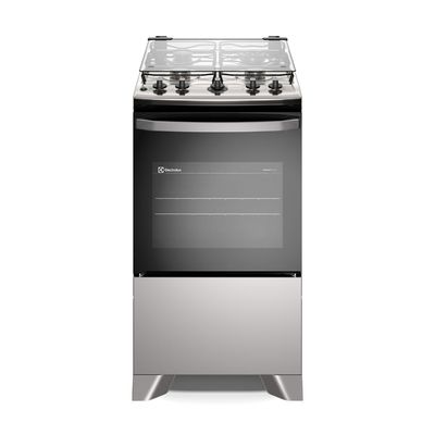 Fogão 4 bocas Electrolux Cinza Efficient Mesa Inox, PerfectCook e VaporBake® (FE4IG) Bivolt