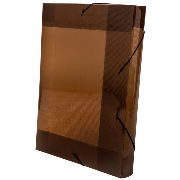 Pasta Aba Elástico Dello Line Lombo 4cm Fumê 33,5x23,5cm Pasta Aba Elástico Dello Line Lombo 4cm Fumê 33,5x23,5cm