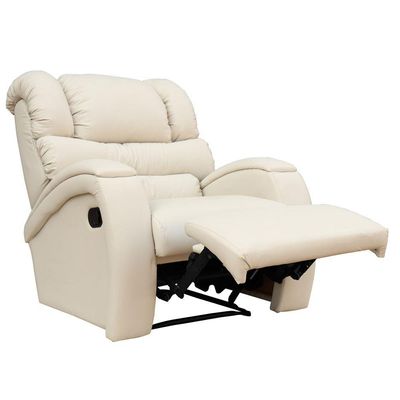 Poltrona do Papai Reclinável Zero Wall com Gatilho Biorne F05 Corano Bege - Lyam Decor