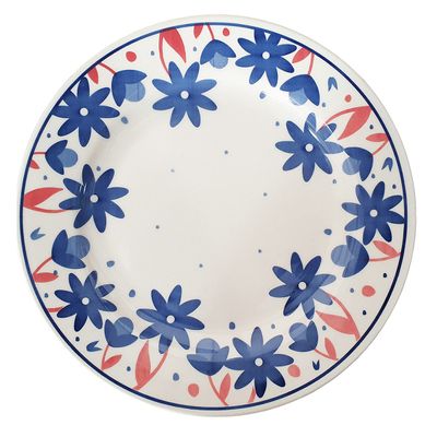 Prato Raso de Cerâmica Donna Sossego 24cm 6 Unidades - Biona 135735