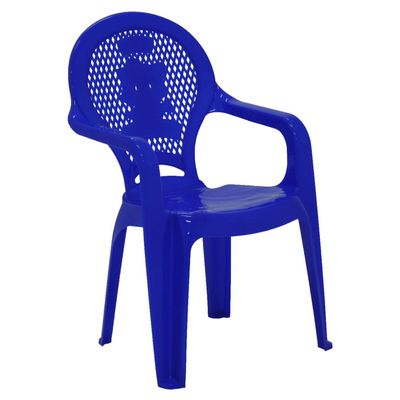 Cadeira Infantil Tramontina Catty Estampada em Polipropileno Azul