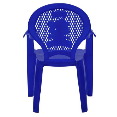 Cadeira Infantil Tramontina Catty Estampada em Polipropileno Azul