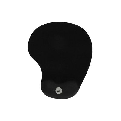 Mouse Pad Bright com Apoio para Punho de Gel Preto