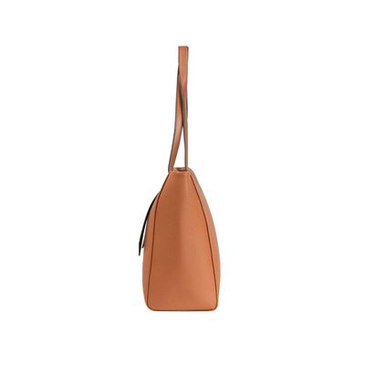 Bolsa Feminina Grande Tote Com Alça Alongada Marrom G / Marrom