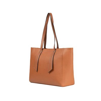 Bolsa Feminina Grande Tote Com Alça Alongada Marrom G / Marrom