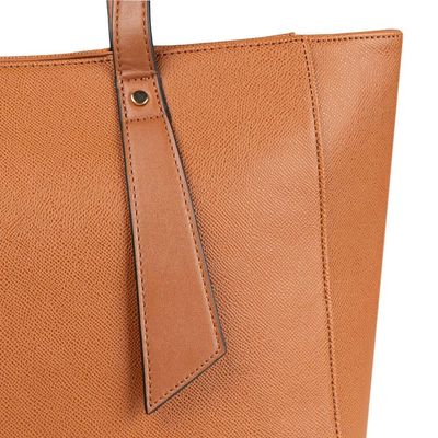 Bolsa Feminina Grande Tote Com Alça Alongada Marrom G / Marrom