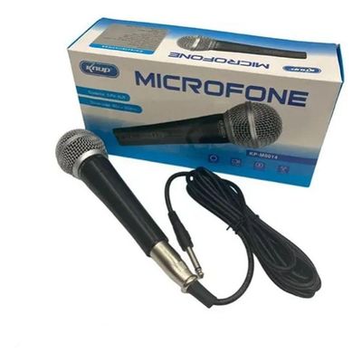 Microfone Profissional Metal Com Fio