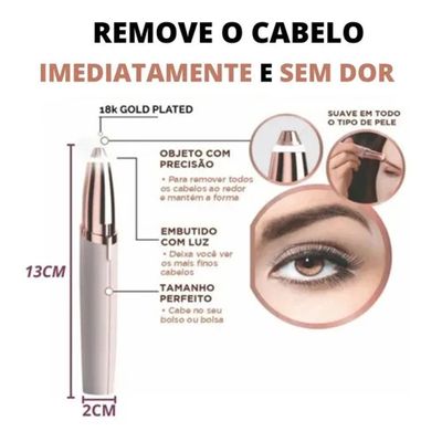 Depiladora Sobrancelha Caneta Portátil