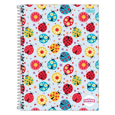 Caderno Universitário Tilibra Pepper 10 Matérias 160 Folhas - Item Sortido