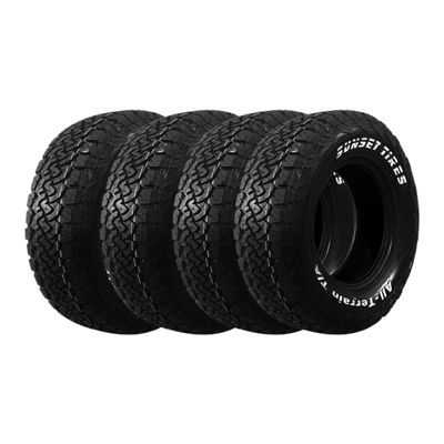 KIT 04 PNEUS ARO 16 265/70R16 TOYOTA HILUX 112T T/A SUNSET