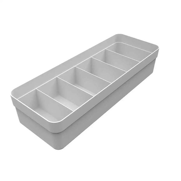 Caixa Organizadora de Gaveta Martiplast Colmeia Logic G de Plástico Branco Multiuso 35x12,5x7,5cm