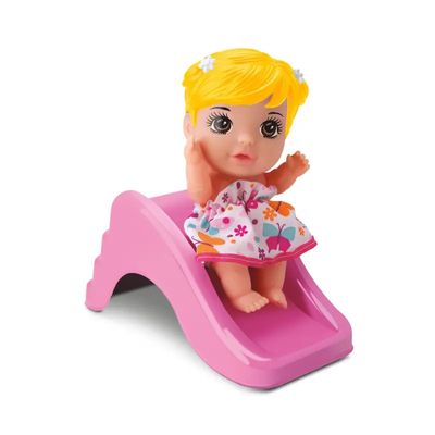 Boneca Bebe Mini Hugs Escorregador - BeeToys
