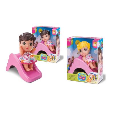 Boneca Bebe Mini Hugs Escorregador - BeeToys