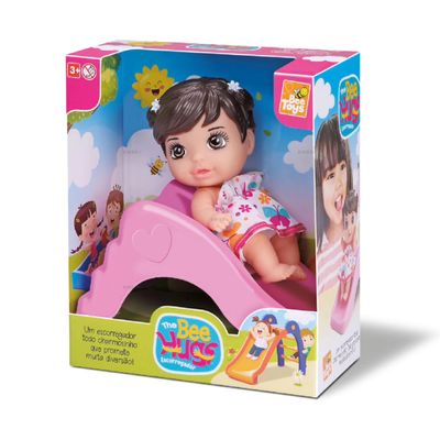 Boneca Bebe Mini Hugs Escorregador - BeeToys