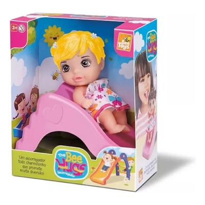 Boneca Bebe Mini Hugs Escorregador - BeeToys