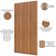 Painel Ripado de Madeira Para Sala Quarto 134x183cm Bairon D03 Freijó - Lyam Decor