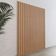 Painel Ripado de Madeira Para Sala Quarto 134x183cm Bairon D03 Freijó - Lyam Decor