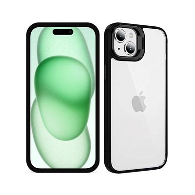 Kit Capa Gravity Preta e Pelicula Coverage 5D Pro Preta para iPhone 15 Plus - Gshield