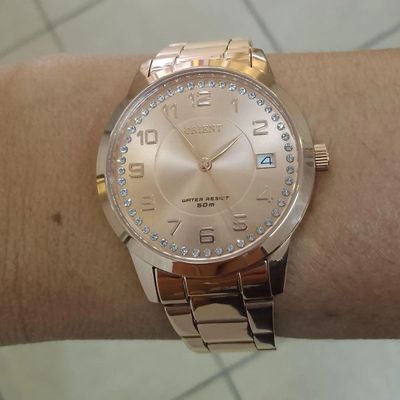 Relogio Orient Feminino Rose FRSS1074 R2RX