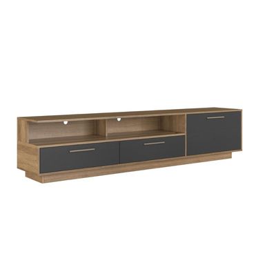 Rack Para Tv Até 75 Polegadas Com Iluminação Led Ravenna Grafite