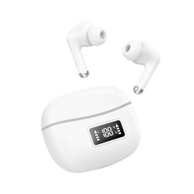 Fone de Ouvido AirPods com Tela LED – Branco, Design Moderno e Alta Qualidade de Som