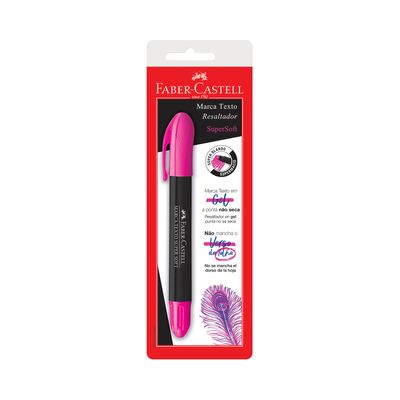 Marcador De Texto Gel Neon Rosa FaberCastell