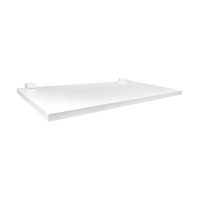 Prateleira Prat-K Kids Me Leve com Suporte Branca 1,2x20x40cm