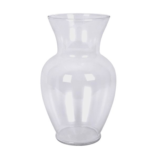 Vaso de Vidro Grillo Transparente 22cm