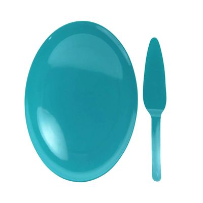 Prato de Bolo com Espátula Le Casa Azul
