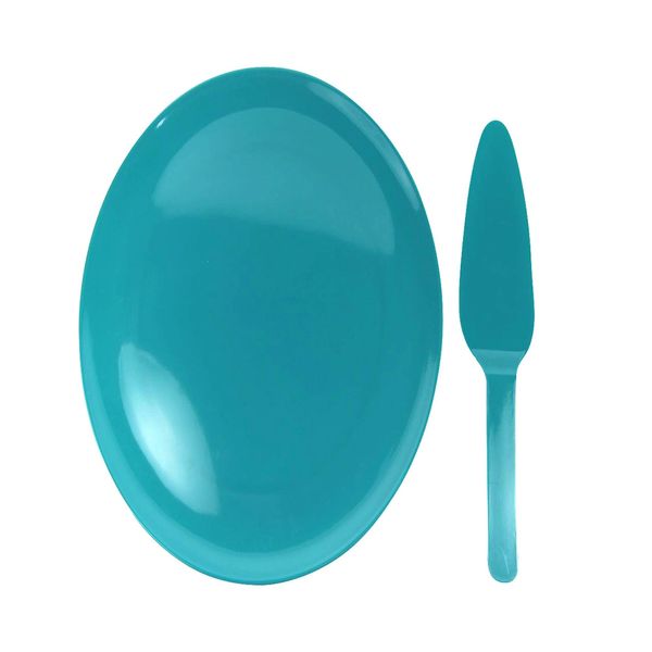 Prato de Bolo com Espátula Le Casa Azul Prato de Bolo com Espátula Le Casa Azul