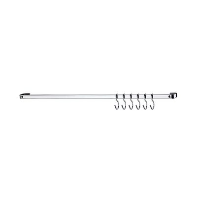 Barra Piatina Organizadora de Cozinha Future 30cm com 6 Ganchos