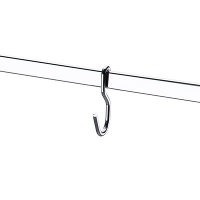Barra Piatina Organizadora de Cozinha Future 30cm com 6 Ganchos