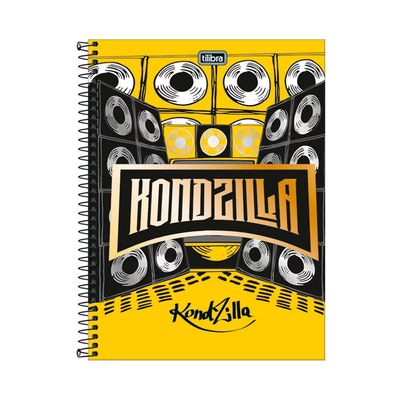 Caderno Universitário Tilibra Espiral Capa Dura Kondzilla 1 Matéria Capas Diversas - Item Sortido