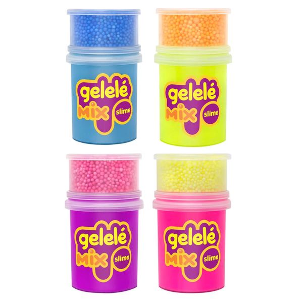 Slime Gelelé Doce Brinquedo Mix Foam 153g - Item Sortido