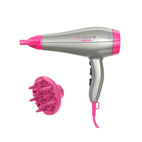 Secador de Cabelo Gama Italy New Lumina 3D - 2200W Bivolt Secador de Cabelo Gama Italy New Lumina 3D - 2200W Bivolt