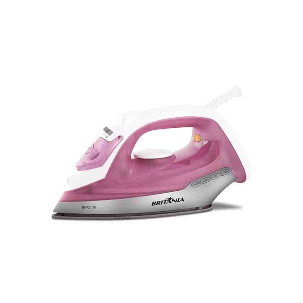 Ferro de Passar Roupa a Vapor Britânia BFV210R Rosa - 127V
