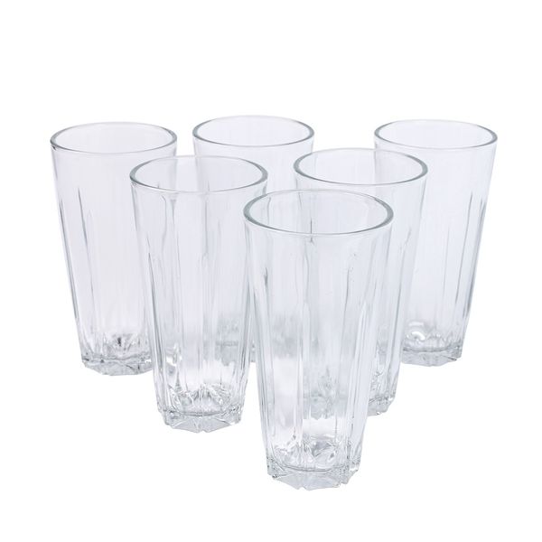 Jogo de Copos Le Prisma em Vidro Transparente 6 Peças 300ml Jogo de Copos Le Prisma em Vidro Transparente 6 Peças 300ml