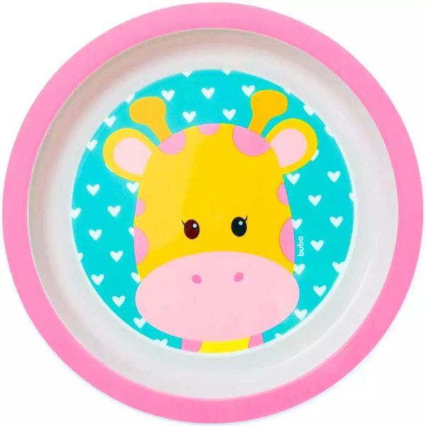 Pratinho Infantil Buba Fun Girafa Pratinho Infantil Buba Fun Girafa